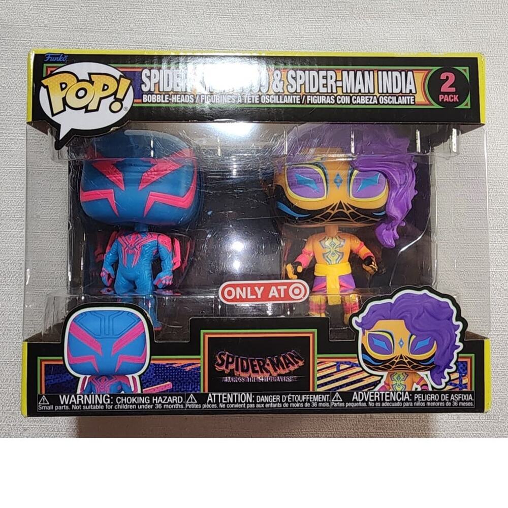Funko pop spider-man 2099 and spider-man india